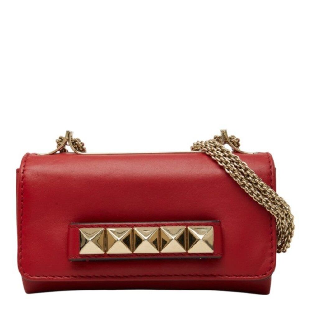 Valentino Garavani Rockstud Va Va Voom Leather Shoulder Bag